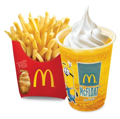 Minions Medium Fries 'N McFloat Combo